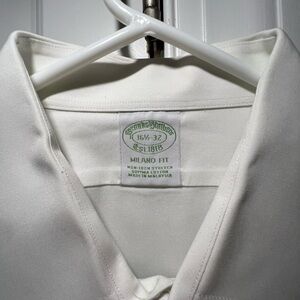 Brooks Brothers Milano fit, French cuff dress shirt